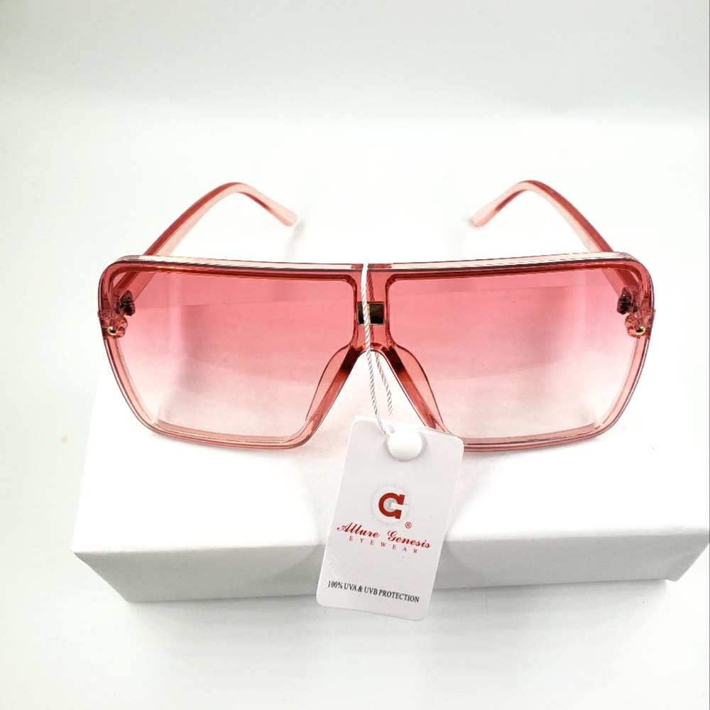 Women's pink fashion sunglasses.